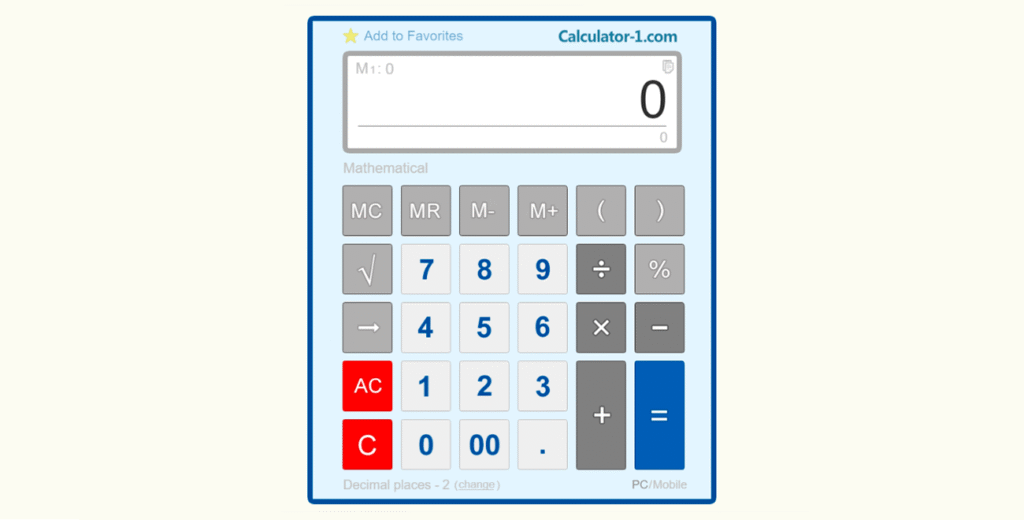 free online calculator